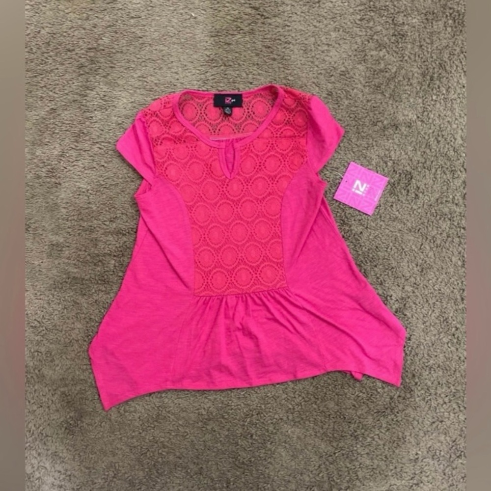 Girls Iz Byer Top size 10/12 NWT